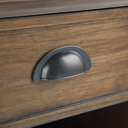 Acadian - Bedside Table - Rustic Natural Aged Brown