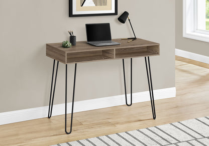 Computer Desk, Home Office, Laptop, Left, Right Set-Up, Storage Drawers, Work, Contemporary Modern - Taupe