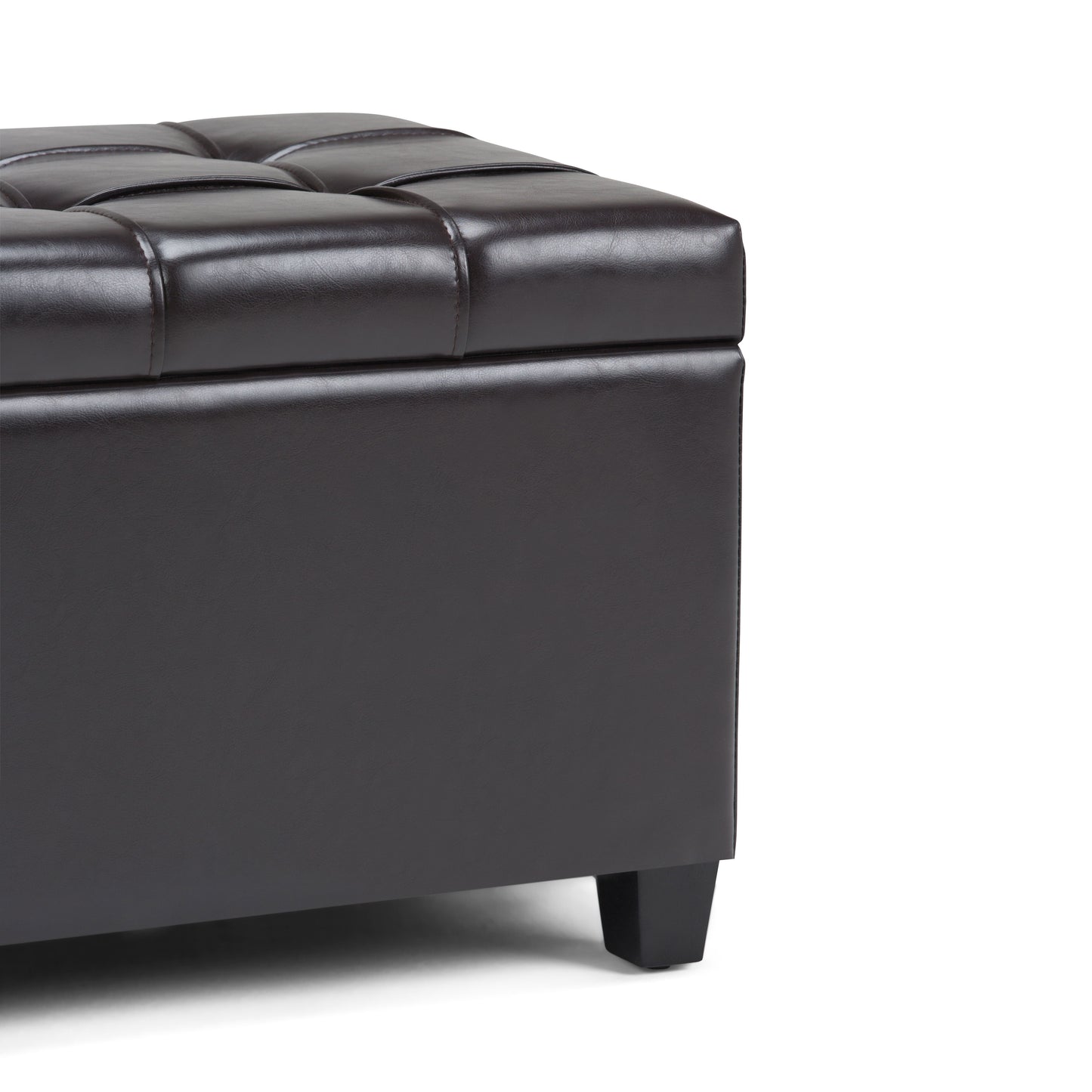Sienna - Storage Ottoman Bench - Tanners Brown