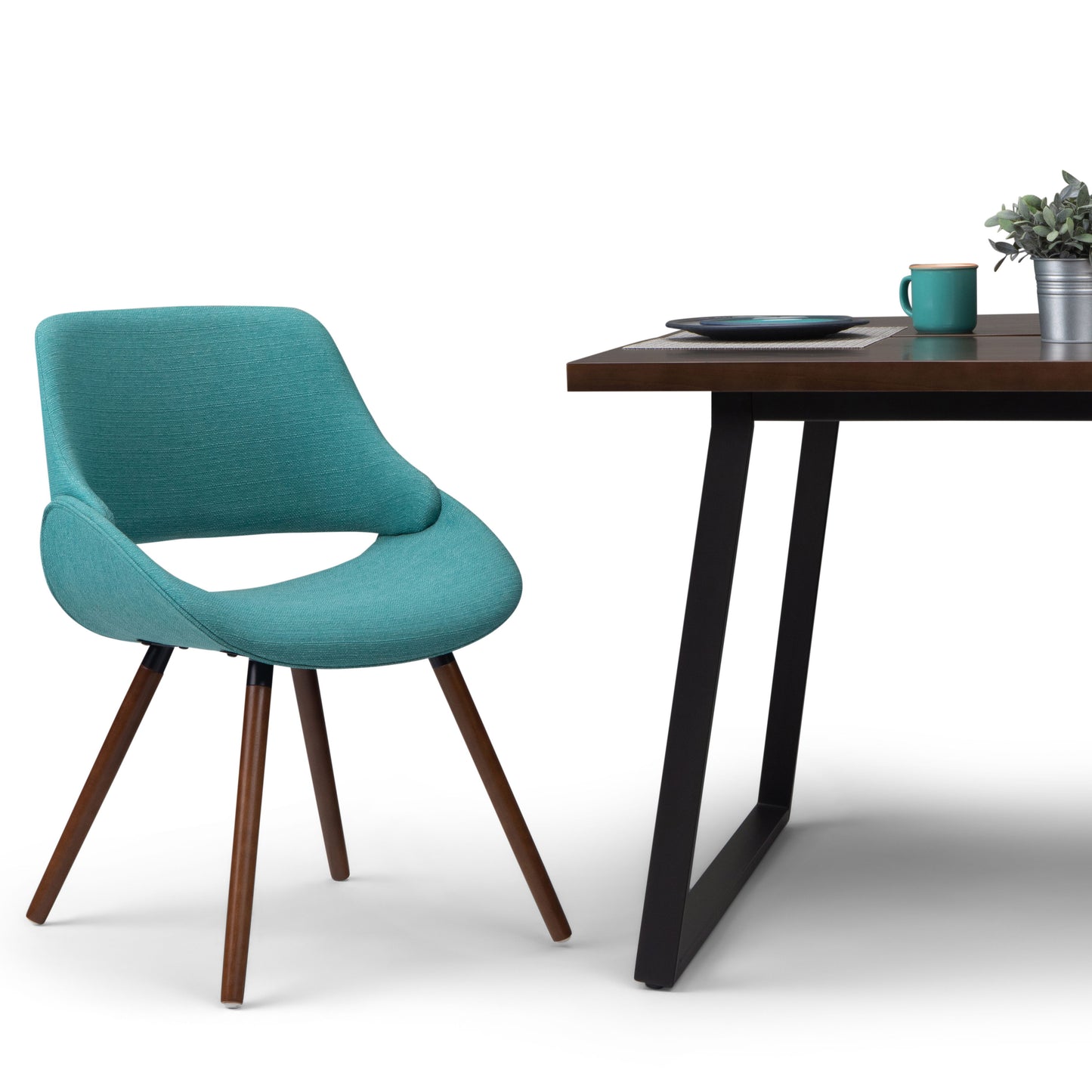 Malden - Bentwood Dining Chair - Turquoise Blue