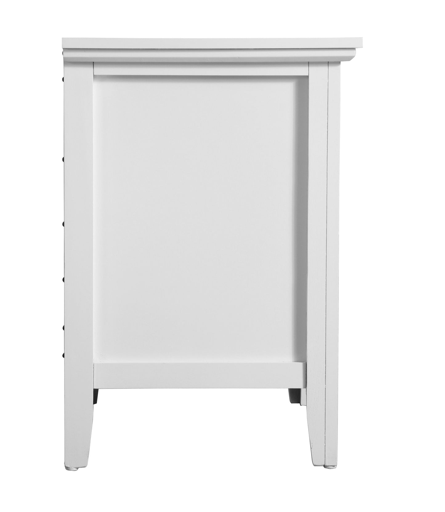 3 Drawer Nightstand - White