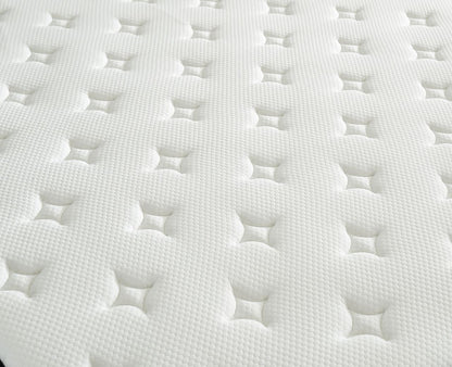 10" Twin Hybrid Mattress A Box, Pillow Top Bed Cushion With Breathable And Hypoallergenic Design, Medium Firm For Lumbar Support - White / Gray