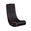 Foldable Gaming Chair With Onboard Speakers, Bluetooth Connection - Black / Red