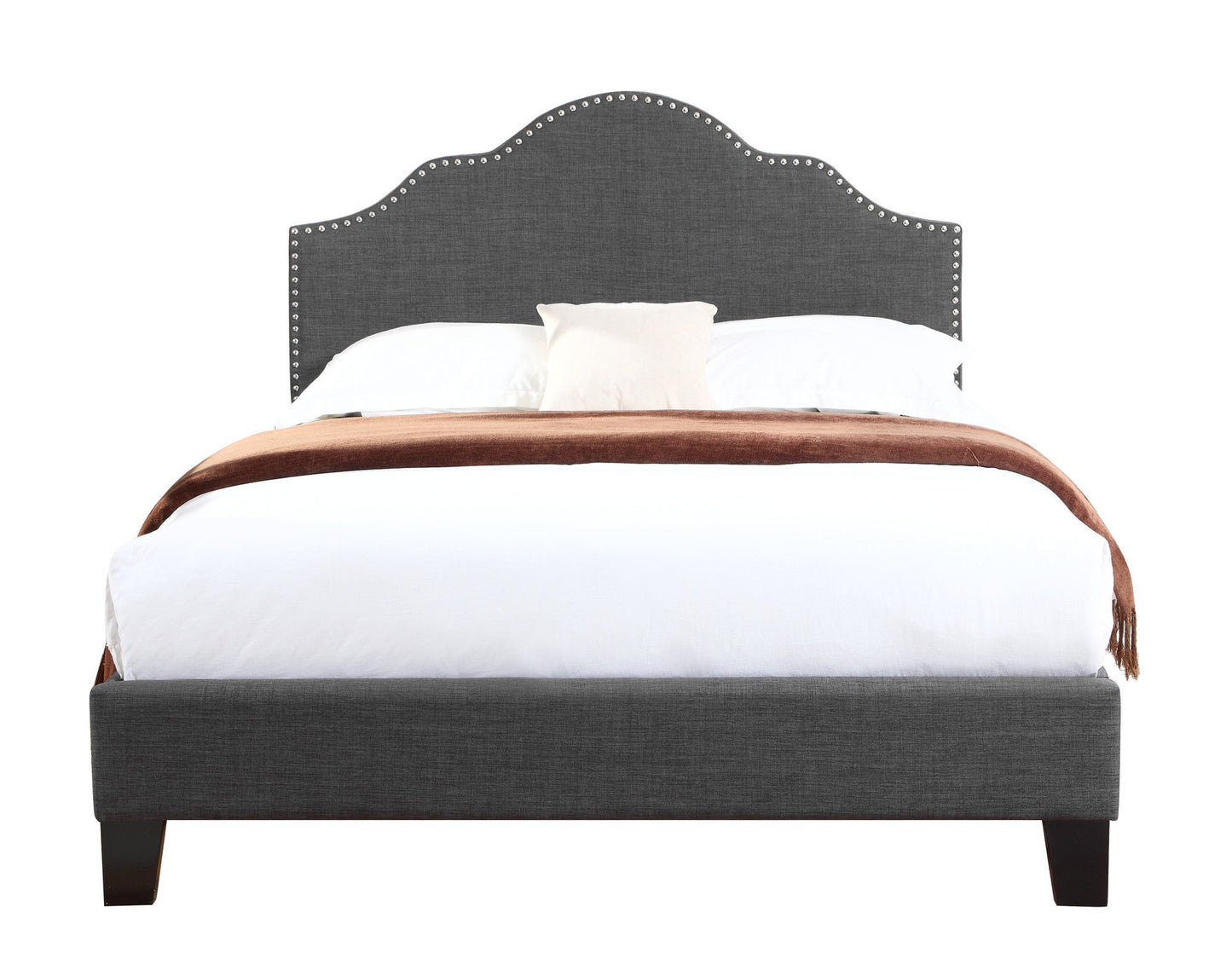 Kopa - Full Upholstered Bed - Gray