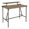 Gia - Industrial Counter Table - Brown