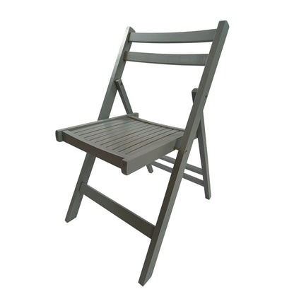 Folding Special Event Chairs, Foldable Style (Set of 4) - Gray