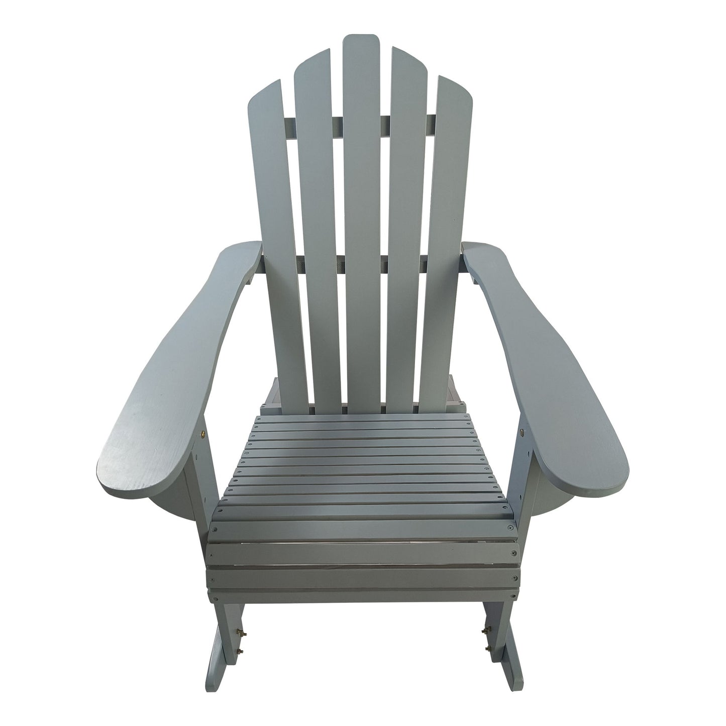 Reclining Outdoor Rocking Adirondack Chair - Walnut