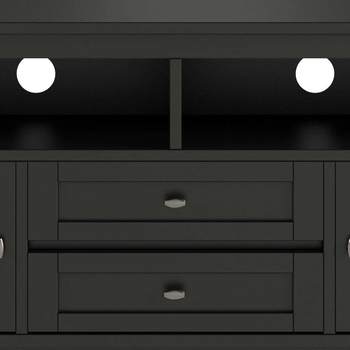 Warm Shaker - TV Media Stand - Black