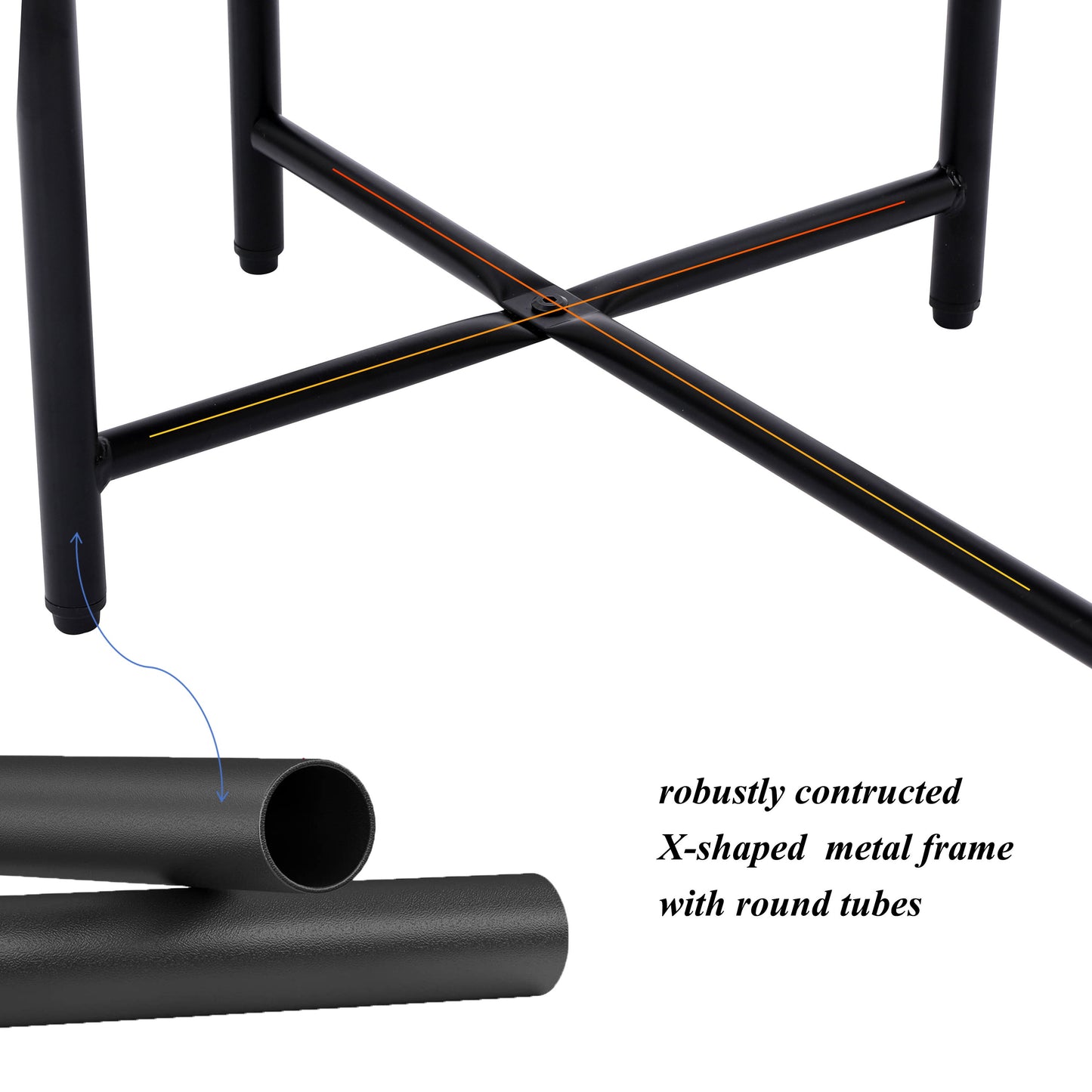 Round Coffee Table With Storage Tray 2 Tier Oval End Tables Wooden Small Side Table For Living Room - Black