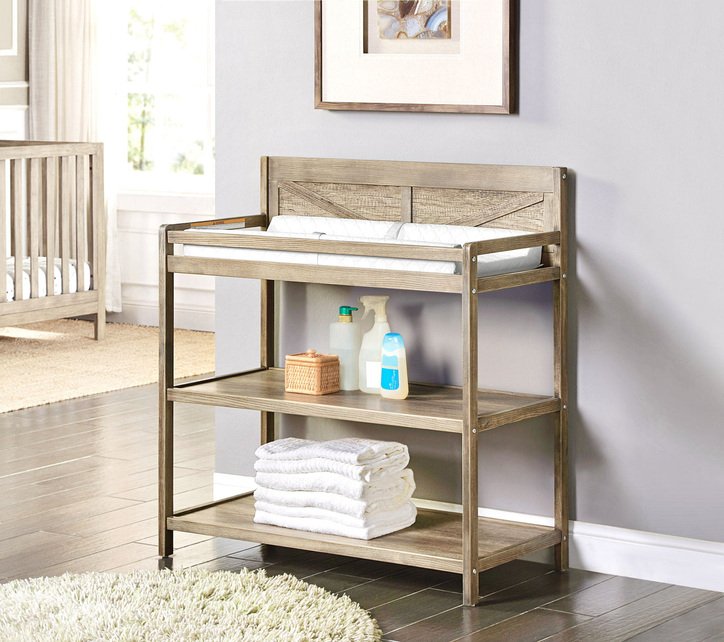 Barnside - Changing Table Vintage - Chestnut