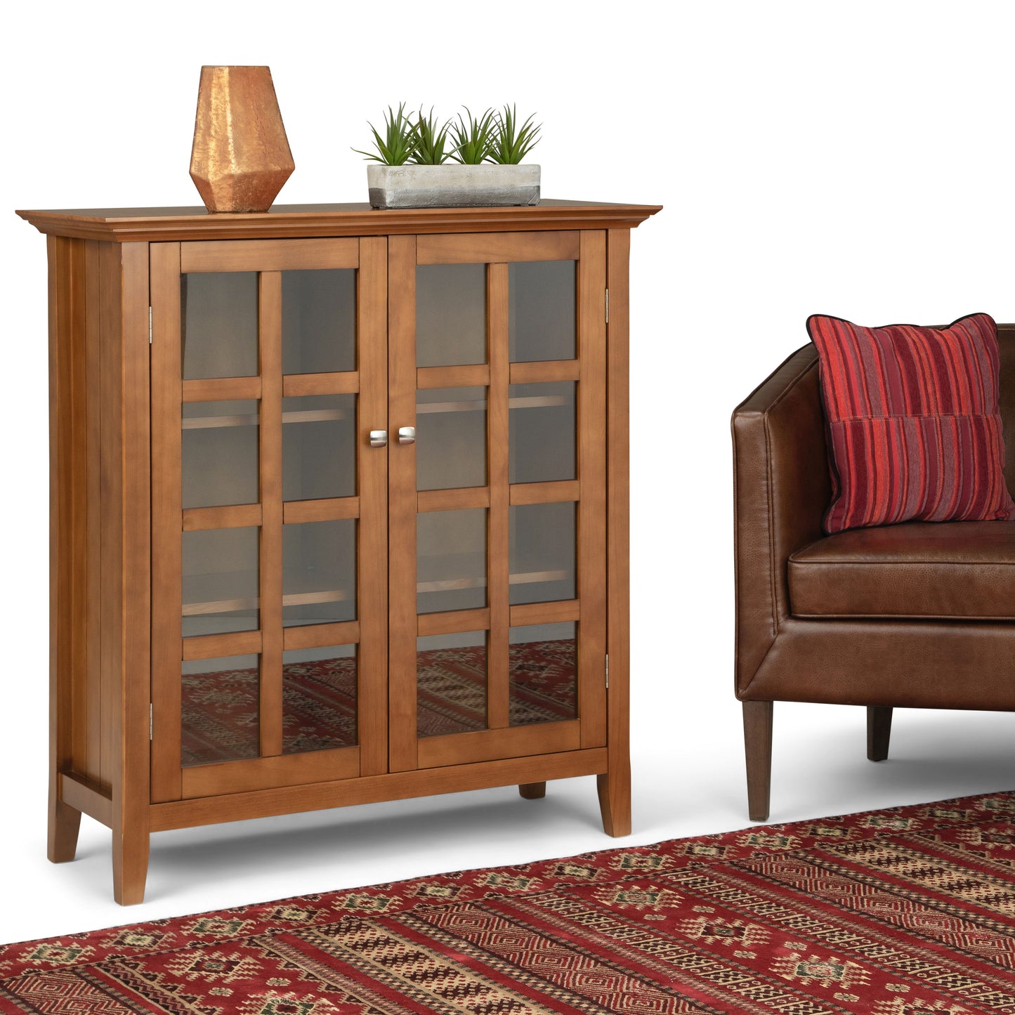 Acadian - Medium Storage Cabinet - Light Golden Brown