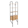 Lean - Industrial Bookcase - Black / Brown