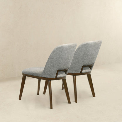 Blake - Dining Chair (Set of 2) - Brown / Light Gray
