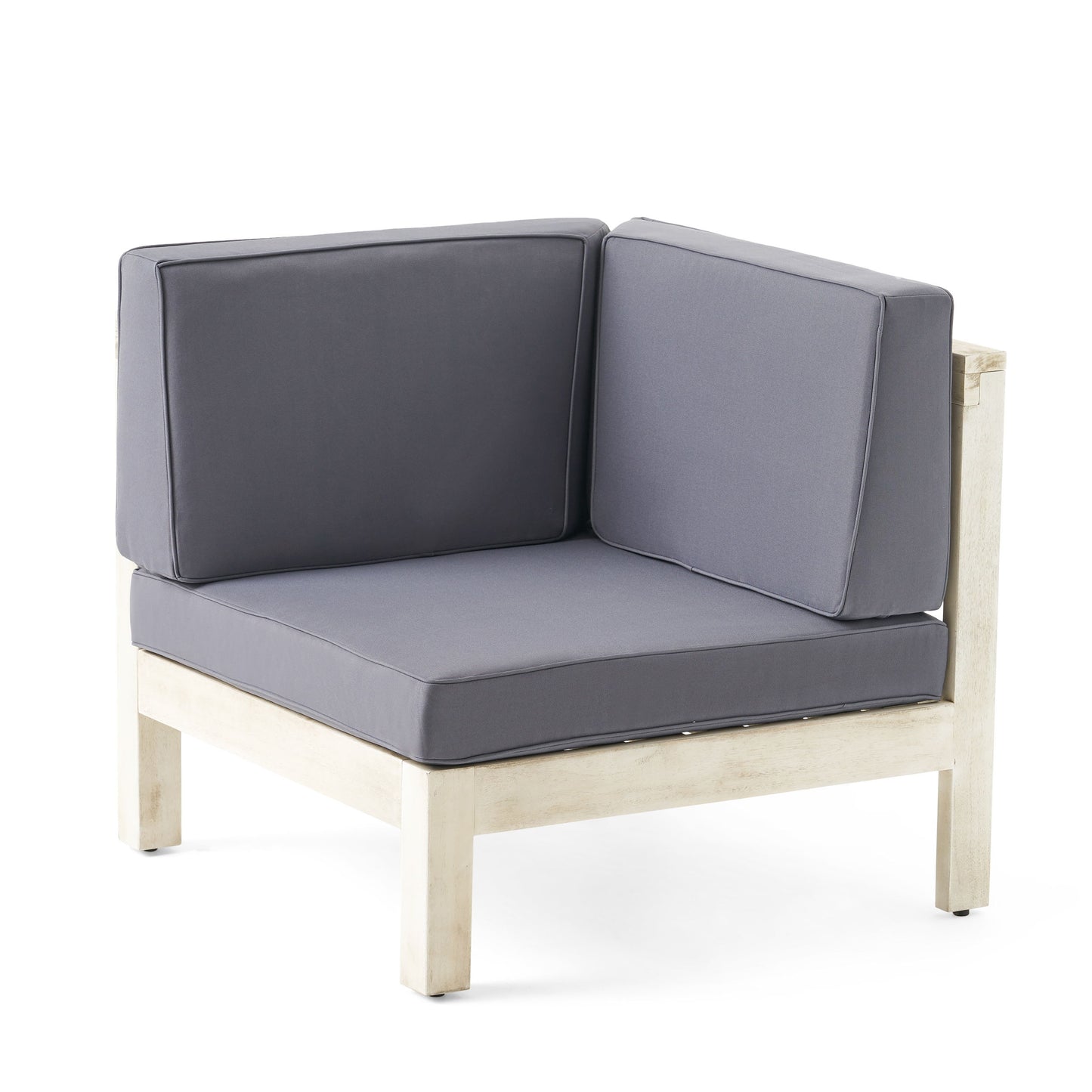 Brava - X Back Right Arm Chair - Light Gray