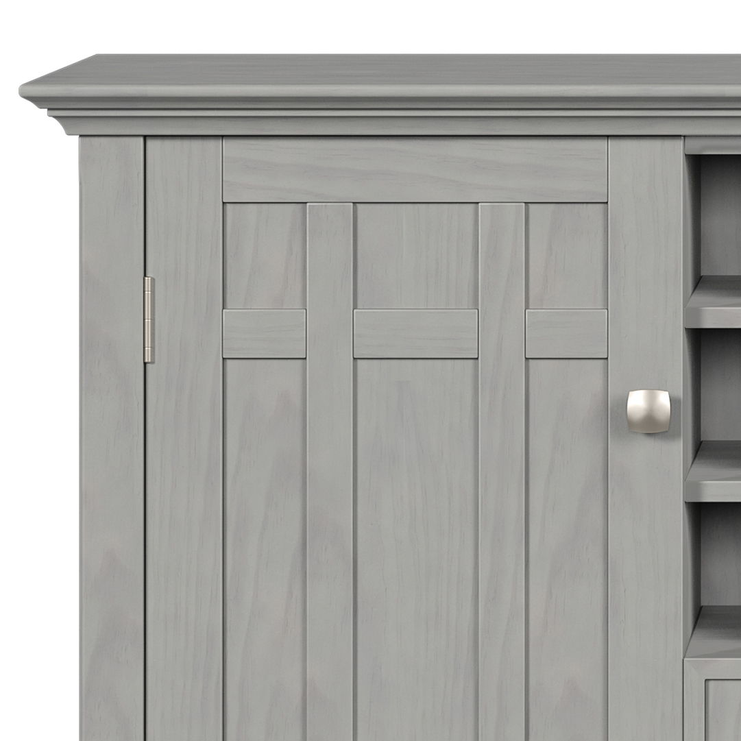 Bedford - Sideboard Buffet And Wine Rack - Fog Gray