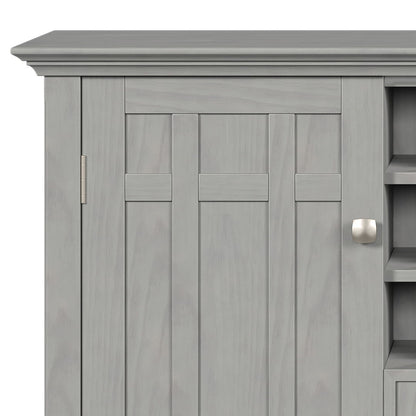 Bedford - Sideboard Buffet And Wine Rack - Fog Gray