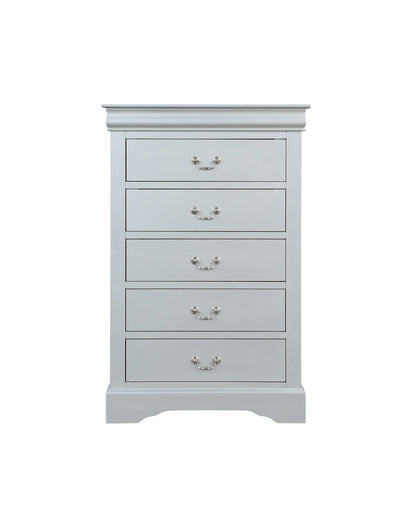 Louis Philippe - Chest - Silver Gray