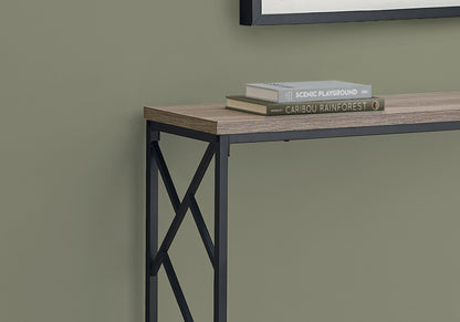 Accent Console Table For Entryway, Contemporary - Taupe