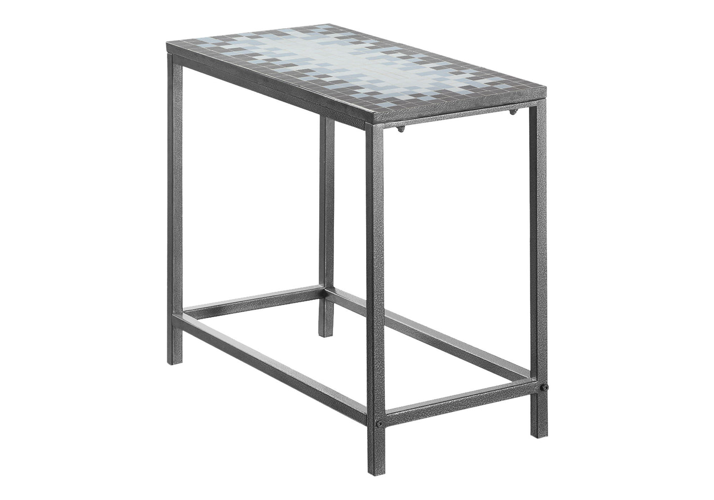 Accent Table, Side Transitional Durable Construction - Gray