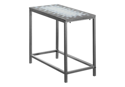 Accent Table, Side Transitional Durable Construction - Gray