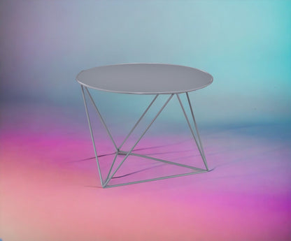 Epidia - Display & Utility Accent Table - Gray