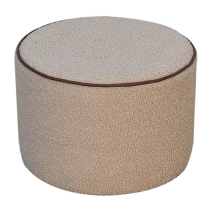 Serenity - Large Round Footstool - Chestnut