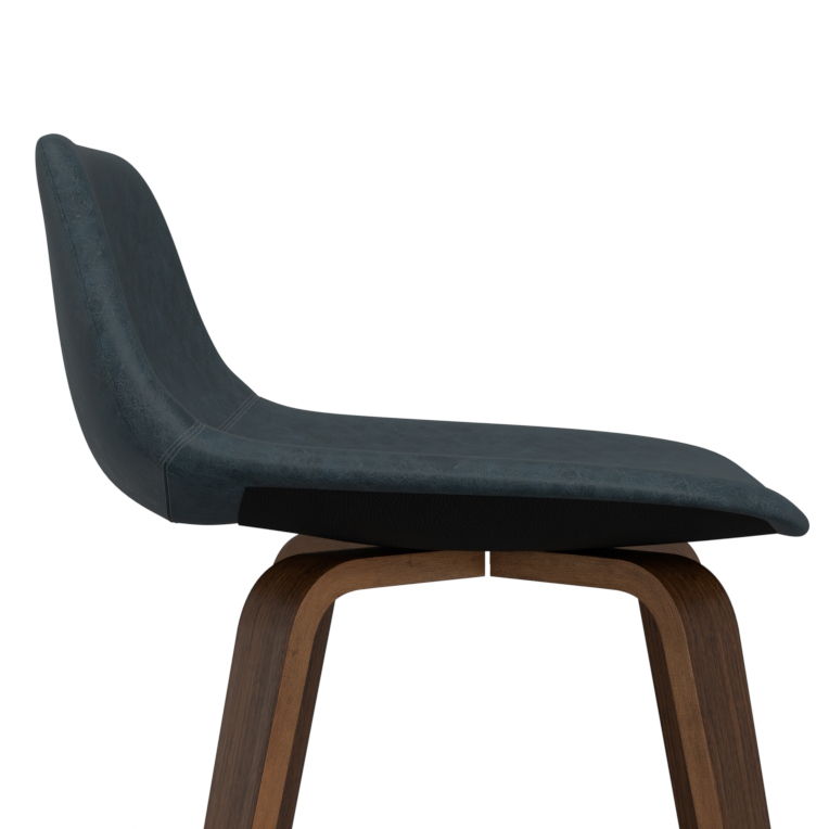 Randolph - Bentwood Counter Or Bar Height Stool (Set of 2) - Blue
