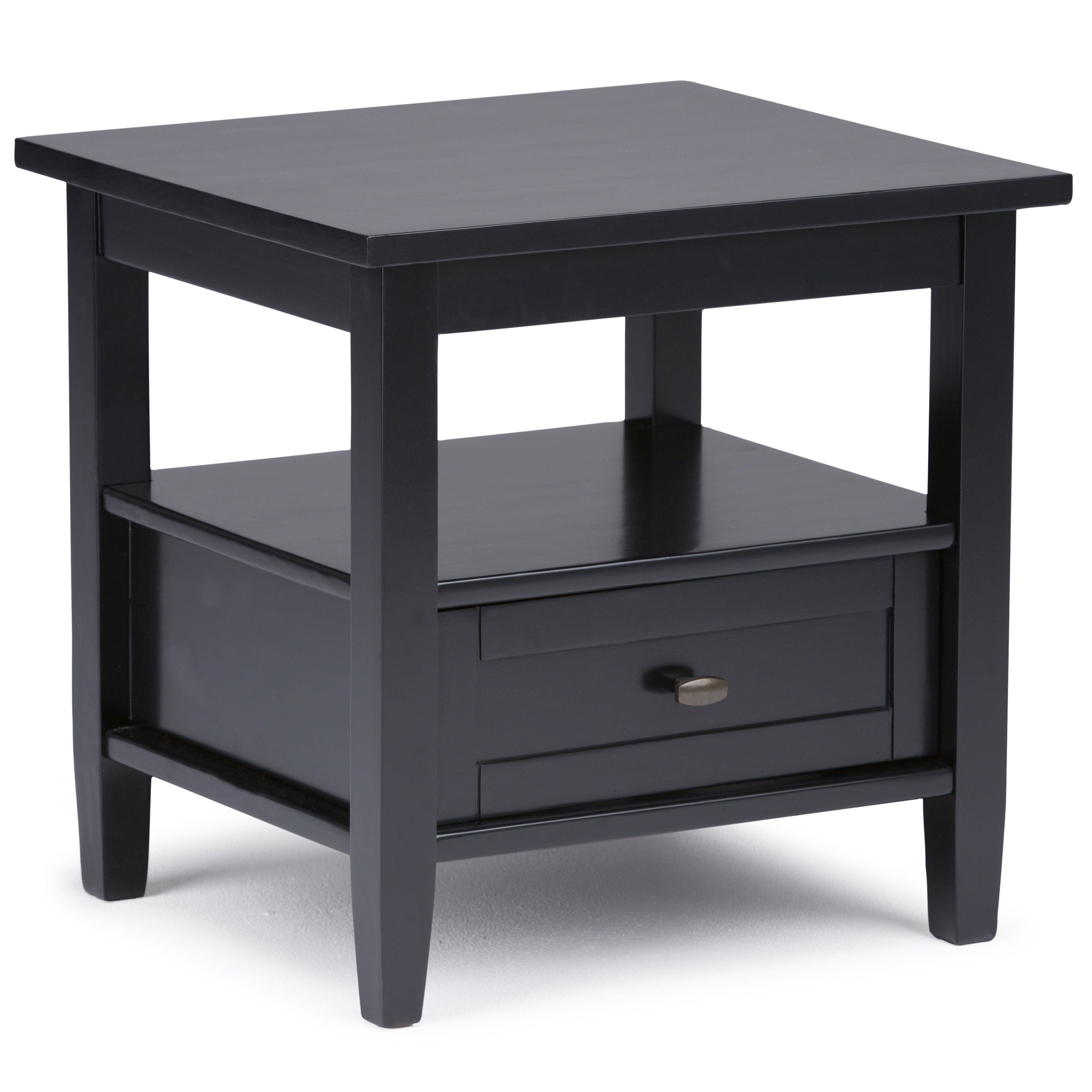Warm Shaker - End Table - Black