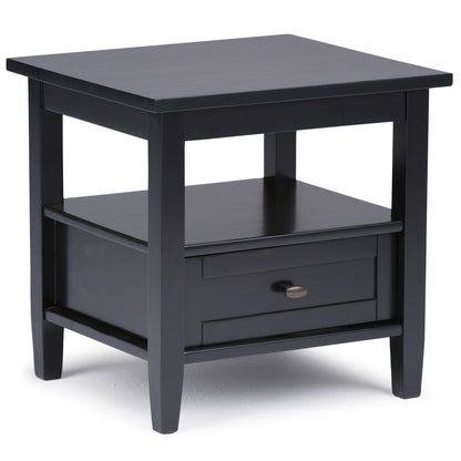 Warm Shaker - End Table - Black
