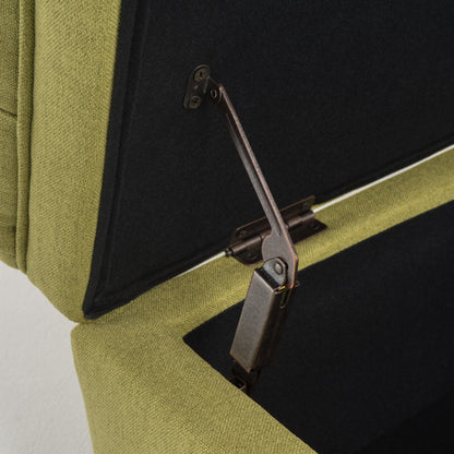 Juliana - Storage Ottoman With Extra Seating - Green