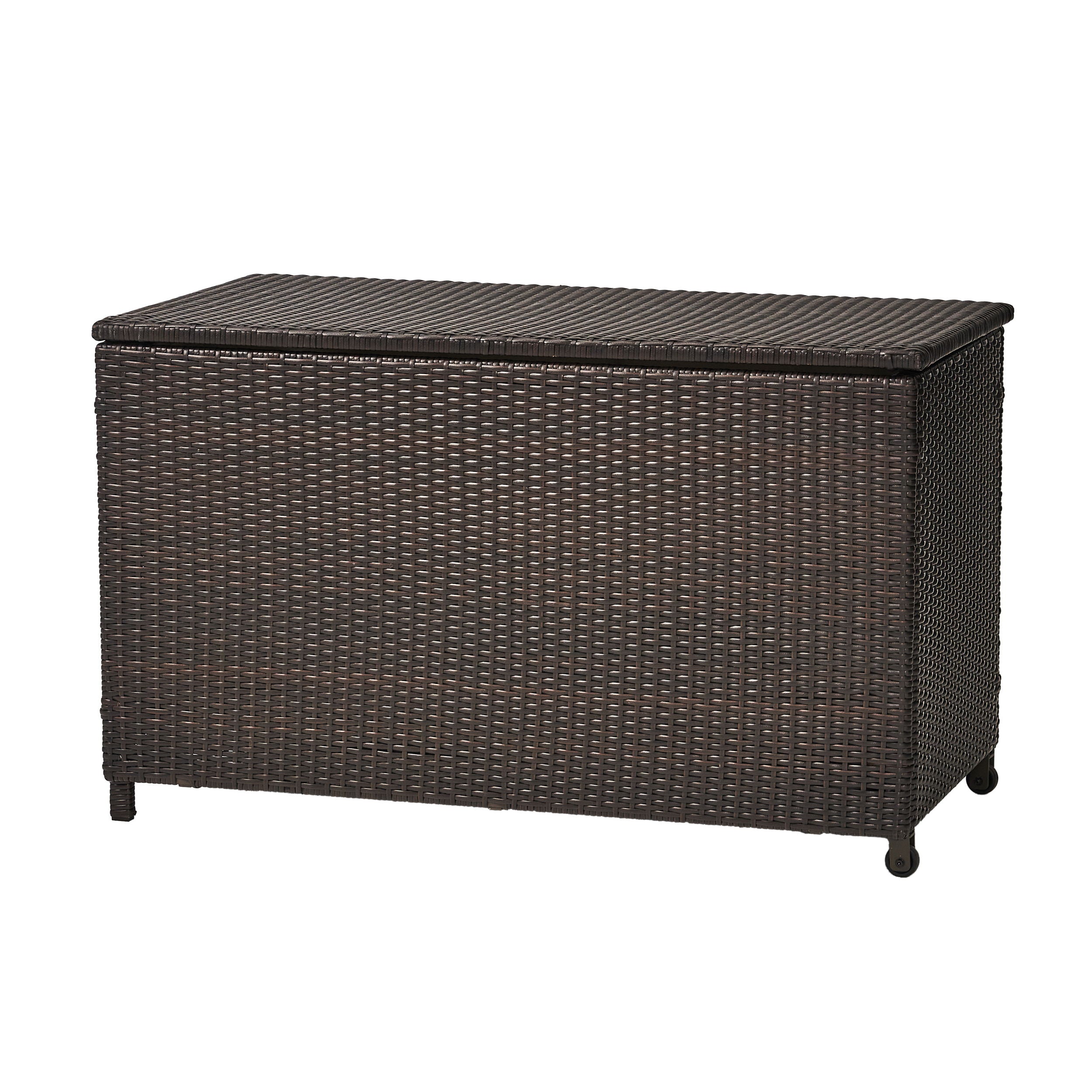 Blake - Wicker Cushion Box - Brown Multi