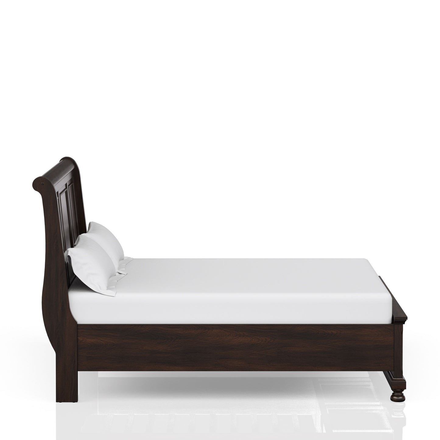 King Storage Bed Stylish - Cherry