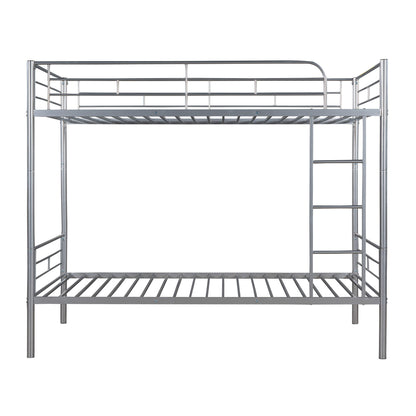 Twin Over Twin Bunk Bed - Silver