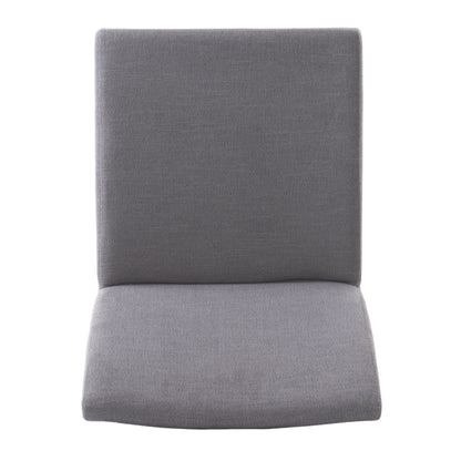 Tranquilly - Upholstered Dining Chair With Solid Wood Legs (Set of 2) - Dark Gray