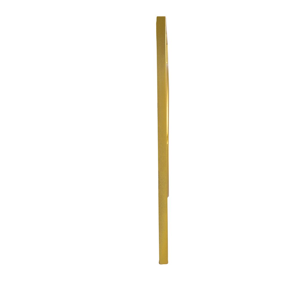 3 Mirror Piece Wall Mirror InRectangular Frame, Home Wall Decor For Bedroom Living Room - Gold