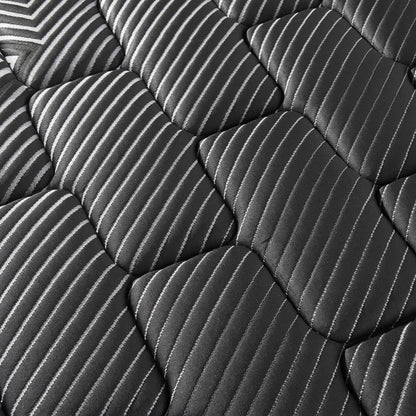 Pure Ice - 14" Twin Long Lux Firm Quilted Mattress - Black