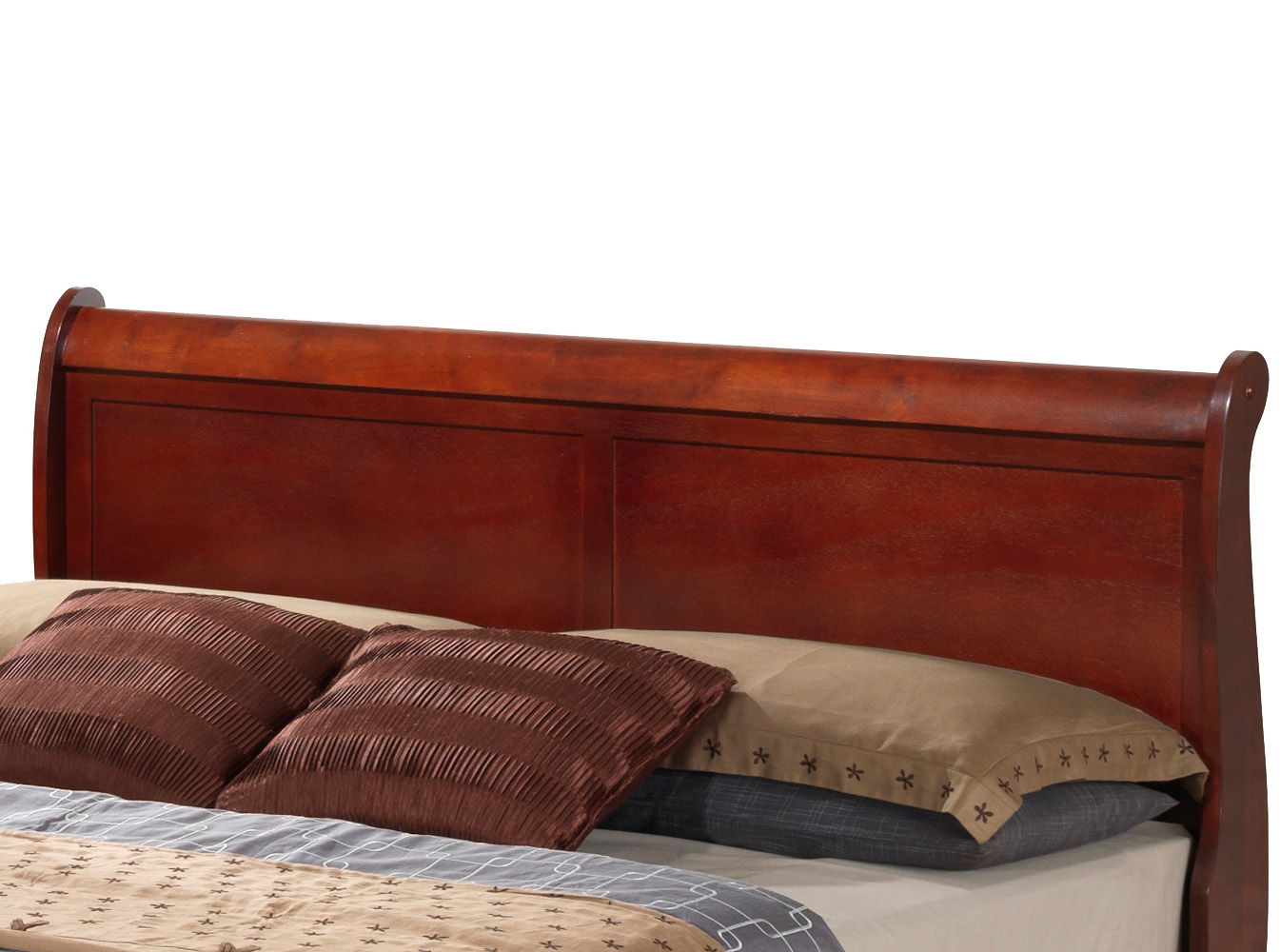 Louis Phillipe - King Storage Bed - Cherry