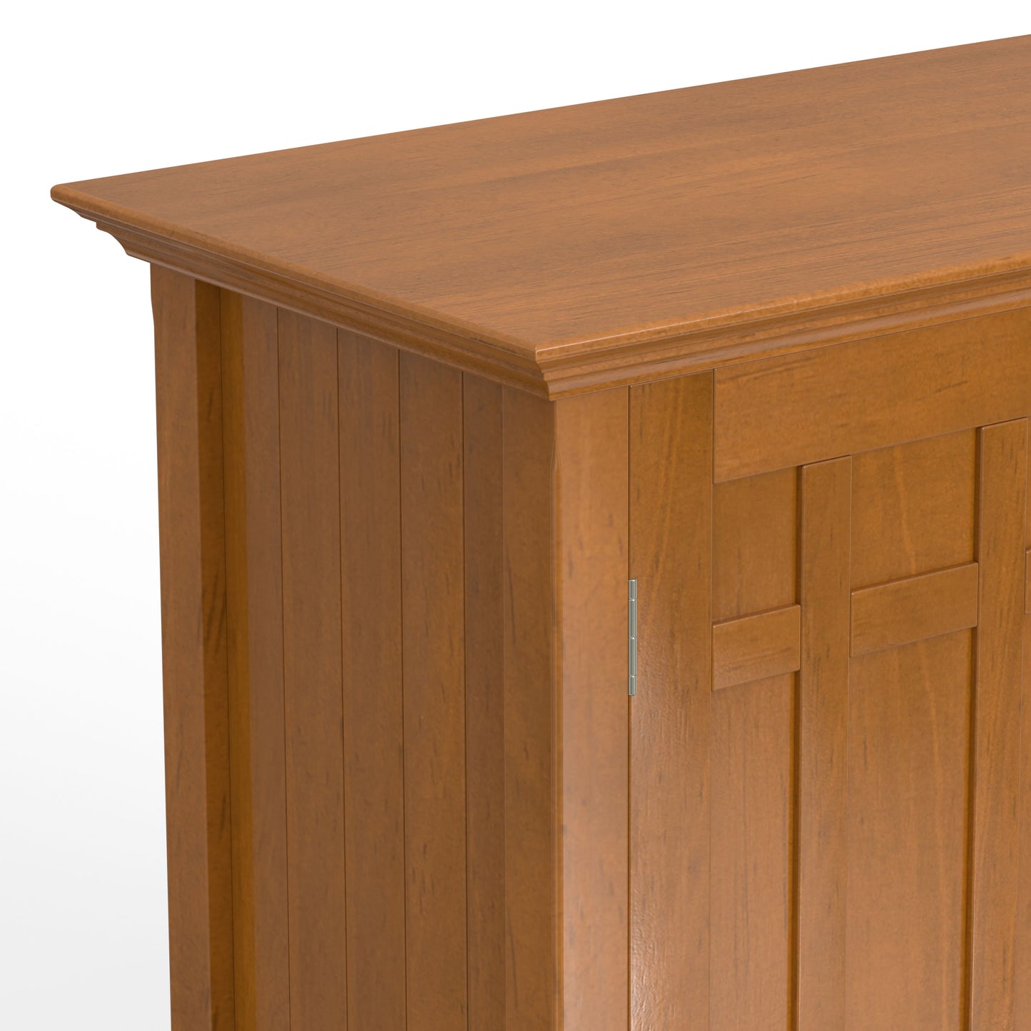 Bedford - Sideboard Buffet And Wine Rack - Light Golden Brown