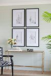 Architecture Wall Art Prints, Home Decor Art For Living Room Dining Room Entryway (Set of 4) - White / Black