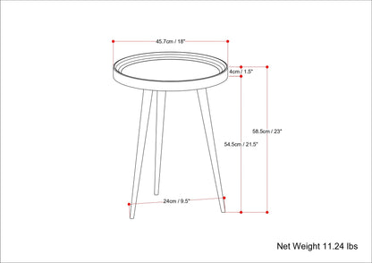 Clairmont - Round Side Table - Cognac