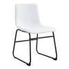 (Set of 4) Classic Chairs, A Stylish Seat Perfect For Modern Minimalist And Industrial Style Environments - White