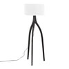 Wishbone - Contemporary Floor Lamp - Black / White