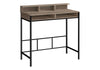 Computer Desk, Home Office, Standing, Storage Shelves, Laptop, Contemporary & Modern - Taupe