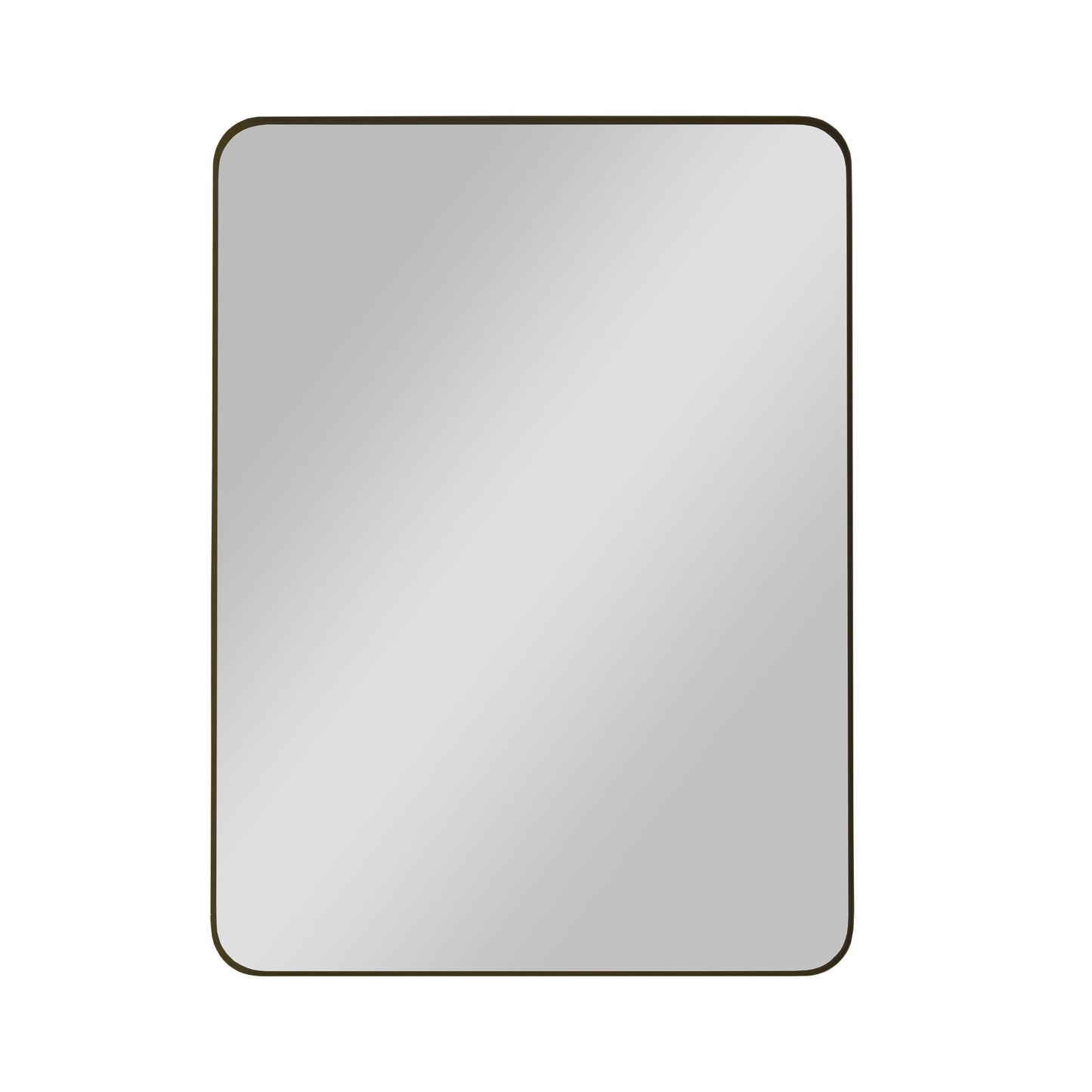 Wall Mirror Rectangular Mirror Metal Framed Mirror Vanity Mirror Dressing Mirror, For Bathroom, Living Room, Bedroom - Black