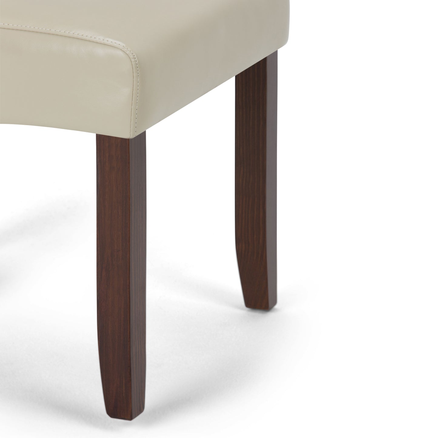 Cosmopolitan - Deluxe Tufted Parson Chair (Set of 2) - Satin Cream