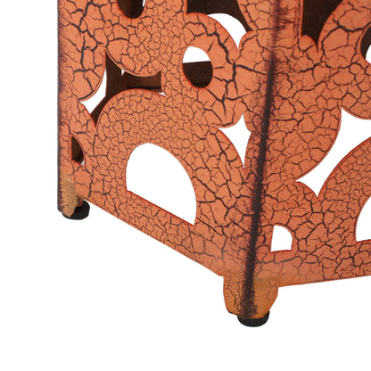 Selva - Accent Table Set Iron Construction - Orange