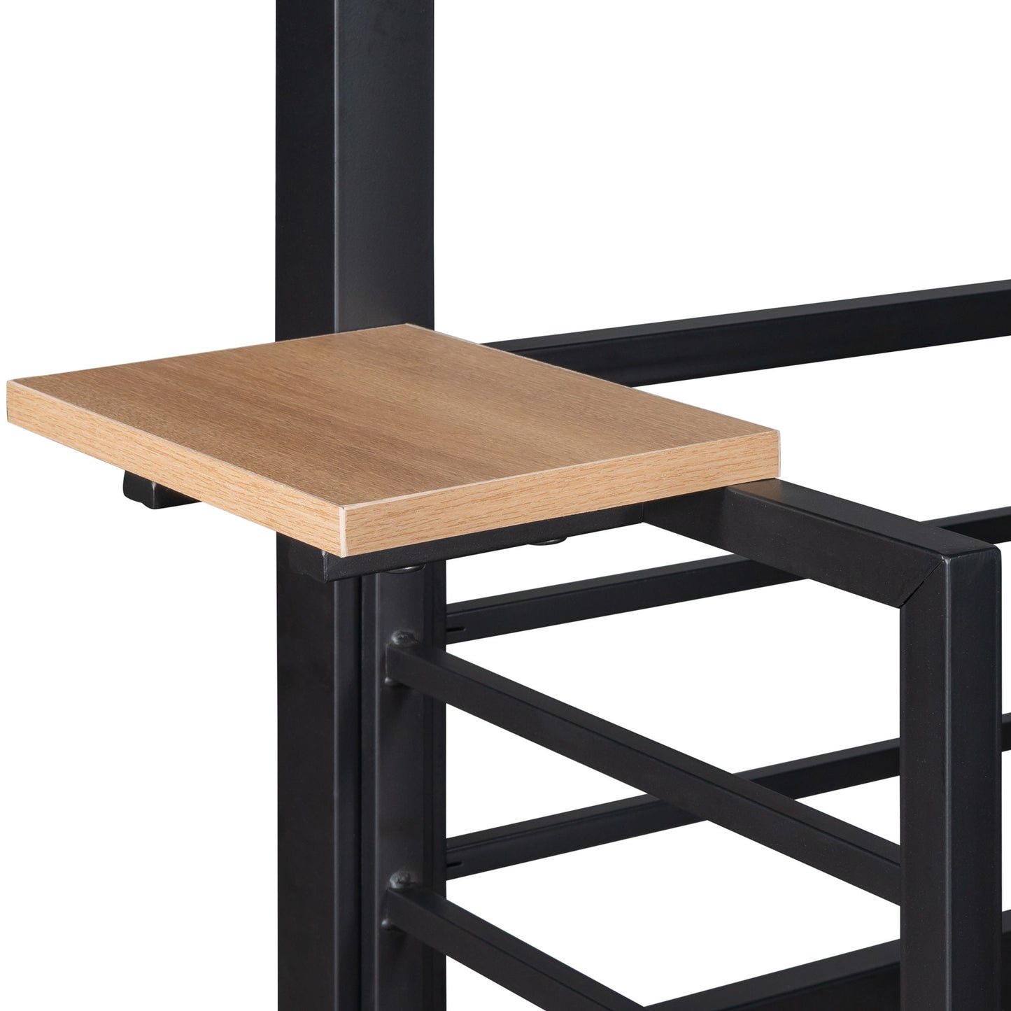 Twin Over Twin Bunk Bed, Housebed With Slide - Black