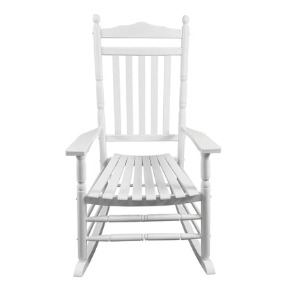 Balcony Porch, Adult Rocking Chair - White