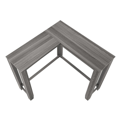 Corner Accent Console Table For Entryway, Contemporary And Modern - Gray
