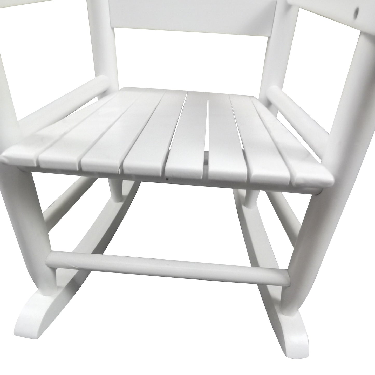 Children's Rocking Chair Indoor Or Outdoor, Suitable For Kids, Durable - White